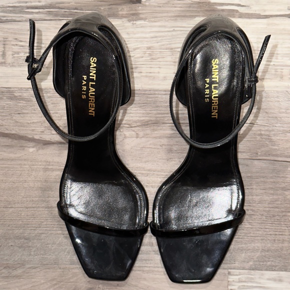 Saint Laurent Opyum 85 High-Heel Sandals ONLY WORN ONE SIZE 40 (has defect) - Picture 5 of 8